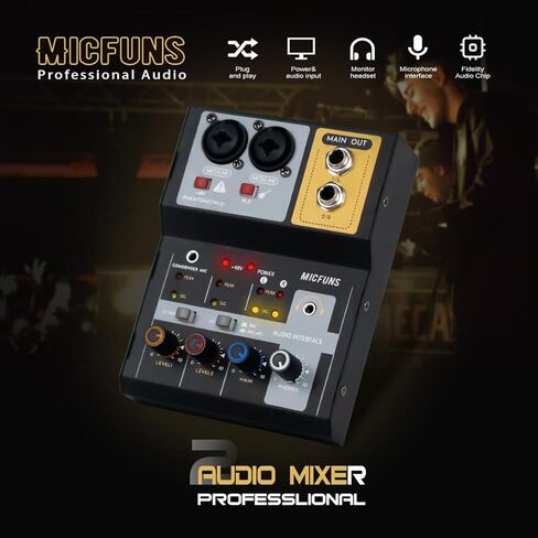 MT2 2 قناة صوتية بدون طاقة مع تيار مستمر 48 فولت فانتوم باور مجموعتان من مخرجات القناة الرئيسية (توازن XLR و6.35 م)، مدخل ستيريو 3.5 مم، مقبس سماعة الرأس للعرض المباشر في الاستوديو، وتسجيل الحفلات. in Kuwait