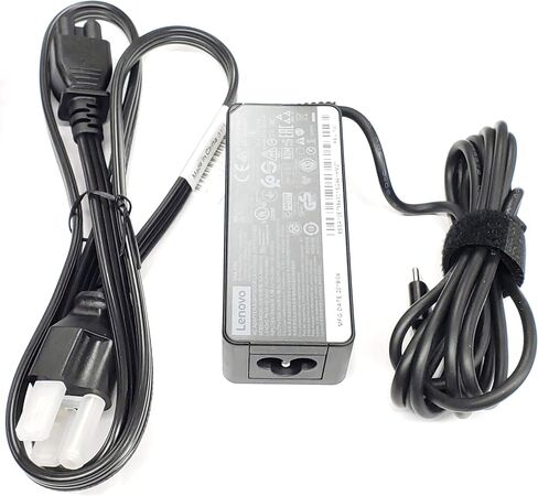 Laptop Charger 45W watt USB Type C AC Power Adapter - ThinkPad Yoga Miix,X280 T480 T480s T580 E480,MIIX5 Pro,X1 Carbon 2017 2018,X1 Tablet in Saudi Arabia