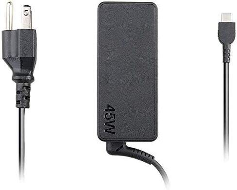 Laptop Charger 45W watt USB Type C AC Power Adapter - ThinkPad Yoga Miix,X280 T480 T480s T580 E480,MIIX5 Pro,X1 Carbon 2017 2018,X1 Tablet in Saudi Arabia