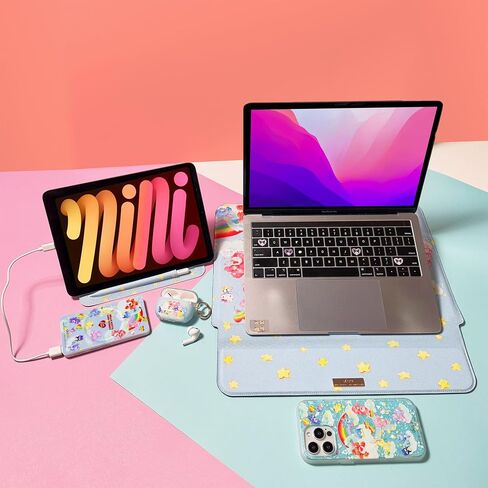 حقيبة كمبيوتر محمول Sonix x Sanrio، حقيبة قابلة للطي وحامل متوافق مع معظم أجهزة الكمبيوتر المحمولة مقاس 15 بوصة (Hello Kitty and Friends) in Saudi Arabia