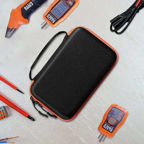 حافظة SITHON متوافقة مع أداة البحث عن قاطع الدائرة ET310 AC من Klein Tools، ومجموعة أدوات إصلاح منفذ 80041 واختبار وعاء RT250 GFCI، وحقيبة تنظيم تخزين الأدوات الكهربائية ذات الغلاف الصلب (الجراب فقط) in Kuwait