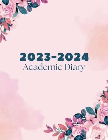 A4 Academic Diary 2023-2024 Week To View: Daily Teacher Planner and Lesson Plan Record Book from july 2023 to june 2024,July-June 2023-2024 academic calendar with holidays in Saudi Arabia