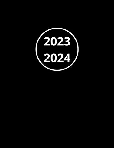 A4 Academic Diary 2023-2024: Daily Teacher Planner and Lesson Plan Record Book from july 2023 to june 2024, Large teacher lesson planner 2023 2024 (with black cover) in Saudi Arabia