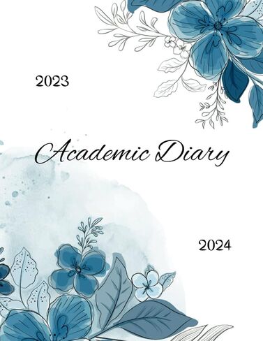 A4 Academic Diary 2023-2024 Week To View: July-June 2023-2024 academic calendar with holidays, Large teacher lesson planner 2023 2024 in Saudi Arabia