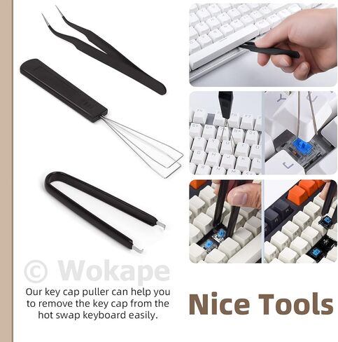 13Pcs Keyboard Lube Kit for Mechanical Keyboard Lube, Keyboard Tools Incl Cleaning Brush Lubrication Keycap Puller Switch Opener in Saudi Arabia