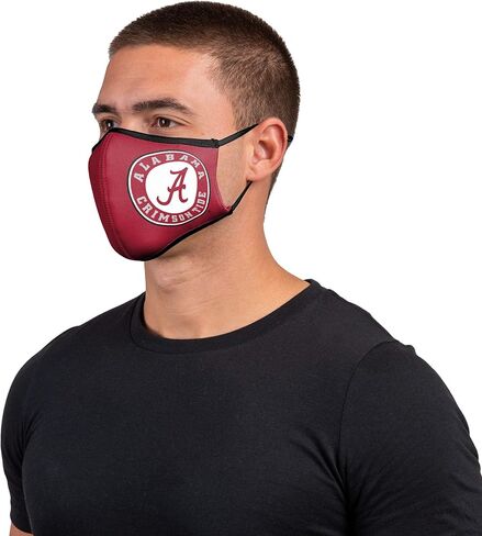 FOCO Alabama Crimson Tide NCAA Sport 3 عبوات من أغطية الوجه in Kuwait
