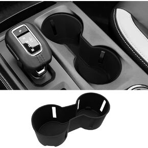حامل كوب كوستر إدراج ملائمة لعام 2021-2025 Ford F150 Center Console Cup Holder Inserts Cupholder Mat Pad Pad Cupers Liner لعام 2024 2025 Ford F150 Indiorior incories (for F150)