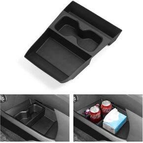 LUCKEASY Wireless Charger Mat for 2024 2025 Hyundai Santa Fe Not for Tucson Car Center Console Auto Interior Anti-Slip Protector Pad Silicone for Hyundai Accessories Black