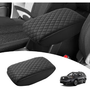 Custom for 2025 Subaru Forester Center Console Cover Armrest Cover for Subaru Forester Accessories Arm Rest Cushion Pad Leather Middle Console Cover Armrest Seat Box Protector Anti-Scratch