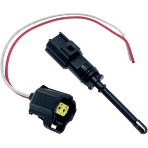 Intake Air Temperature Sensor W/Connector 5149279AC Compatible with Challenger Charger Dart Durango Cherokee Grand Cherokee Ram 1500 2500 3500
