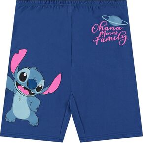 Disney Ladies Lilo and Stitch Shorts - Lilo and Stitch Spandex Biker Shorts - Classic Lilo and Stitch Spandex Biker Shorts