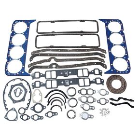 Engine Full Set Overhaul Gasket Set Compatible for Chevrolet SBC 283 302 307 327 350 5.7L 2 PC