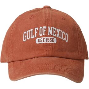 Retro Gulf of Mexico Hat Vintage Gulf of Mexico Est 1550 Baseball Cap for Men Women in Kuwait