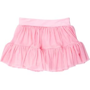 RuffleButts Girls Athletic Active Tulle Skort