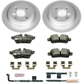 Power Stop ESK6281 خلفية فرامل الباكب الأوروبية الخلفية Mini Cooper لـ MINI Cooper 2007-2010 [Model Second]
