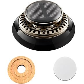 Car Air Freshener, Rotating Solar Power Auto Essential Oil Diffuser with Fragrance, Long Lasting Aromatherapy Air Purifier Universal for Most Vehicles, Car Accessories (Cologne)