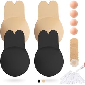Sticky Bra Backless Strapless Bras Adhesive Push Up Invisible Stick on Silicone Bra for Women Breast Lift Nipple Covers