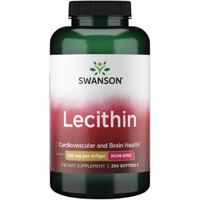 Swanson Lecithin Non-GMO 520 ملليغرام 250 SGELS