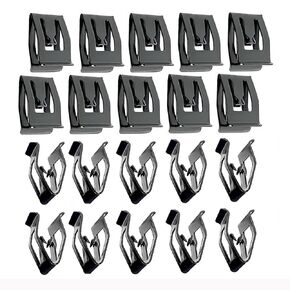 20 PCS Universal Automotive Car Metal Retainer Front Console Dashboard Dashboard Clip Fit for Ford Mazda Audi