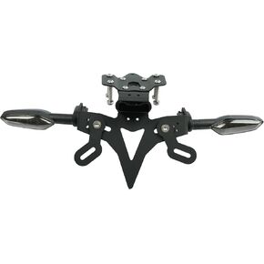 Tail Tidy Kit لـ MT07/FZ07 2013-2023 ， YFZ-R7 2021-2024. مجموعة لوحة ترخيص مجهزة تجهيز بمندر ، مصباح لوحة الترخيص ، قابس وتشغيل أضواء إشارة الدوران (الدخان)