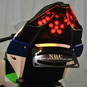 Cycles Rage Cycles Fender New Fender متوافق مع Kawasaki Ninja 500 (2024-Presens) وضع 500 قاعدة