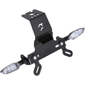حامل لوحة الترخيص الخلفي Fender Eliminator Tail LED مؤشر LED TEURL Signal Kit Kit متوافق مع YZF-R1 YZF R1 2004-2015 (الدخان)