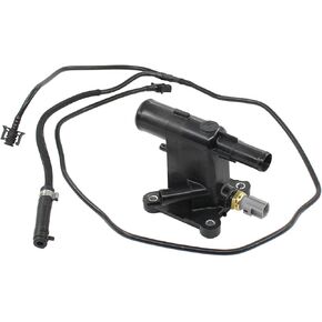 Motoku Radiator Reservoir خرطوم ومياه مخرج ترموستات الإسكان مع مستشعر Temp Ford Focus 2.0L L4 2012-2018