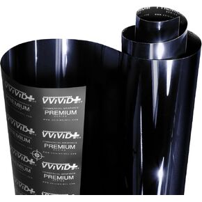 VViViD+ Ultra Gloss Midnight Metallic Blue Vinyl Car Wrap (1ft x 5ft)