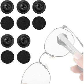 Eyeglass Cleaner Pads Replacement for Peeps CarbonKlean Eyeglass Cleaner, 10 Pcs for Peeps Replacement Pads, Eye Glasses Cleaning Brush Pad Tool, for Cleaning Fingerprint of Reading Glasses and Lens