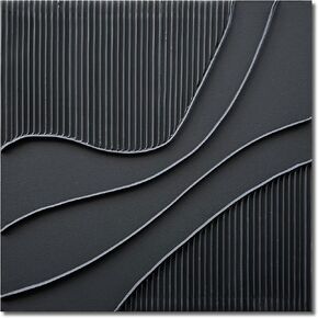 Nankai Art White Canvas Canvas Art 24x24 بوصة مجردة ملخصية زيت السميك لوحة زيت الحديثة الحد الأدنى من الزخرفة الجدار