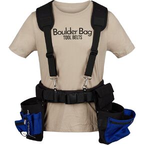 Boulder Bag Comfort Compated Patedders. (حزام الأدوات غير مدرج) حمالات عالية التقنية مبطنة مع الدعم الشديد والراحة لحزام الأداة الخاص بك. صنع من قبل حقيبة بولدر. الحمالات التي صنعت في الولايات المتحدة الأمريكية