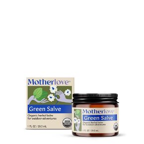 MotherLove Green Salve (1 أوقية) مرهم مغامرة خارجي صديقة للعائلة لتهدئة الجلد - USDA Organic