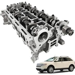 NEW Complete 2.0L Cylinder Head Assembly Compatible with Fo.rd Fusion L4 2.0L 13-16 Focus 13-14 Explorer 12-15 Escape 13-16 Edge 12-13 2.0L DOHC ECOBOOST TURBO Replaces# RFCJ5E-6090-FB, CJ5E