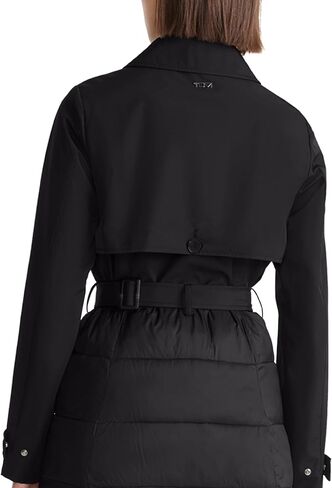 TUMI Women's Buckle Belted Midweight & Breathable Mackintosh Twill Puffer Trench with PrimaLoft Fill in Saudi Arabia