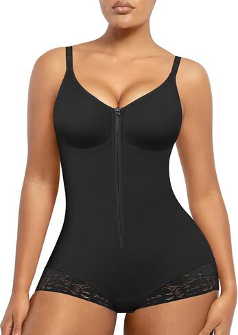 SHAPELLX Shapewear for Women Tummy Control Half Body Shaper Snatched Zipper Butt Lifting Faja Colombiana Bodysuits for Women in Saudi Arabia
