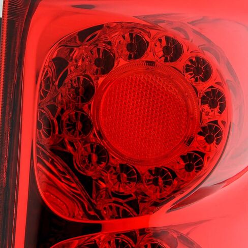 Akkon - Fits 2011-2020 Dodge Grand Caravan Premium LED Chrome Red Clear Clear Brake Light in Kuwait