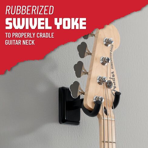 شماعة حائط للجيتار الصوتي/الكهربائي من Gator مع لوحة تركيب من خشب الماهوجني (GFW-GTR-HNGRMHG) in Kuwait