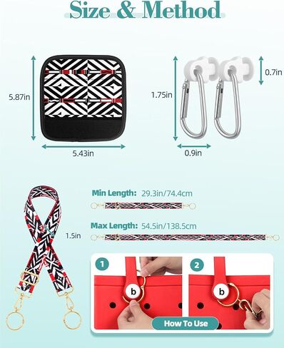 حقيبة سحر كروس سحر لملحقات حقيبة BOGG - حزام الكتف Neoprene Luggage Wrapp in Kuwait