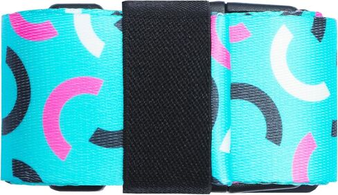 Luggage Straps for Suitcases TSA Approved 4 Pack Adjustable Suitcase Strap, Luggage Strap, Luggage Belt Strap, Bag Straps for Luggage. Buckle Straps Travel Accessories (Gradient Dot-4 Pack) in Saudi Arabia