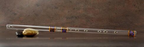 Hall Crystal Flute 12191 - Inline Glass Flute in Eb - Bristol Celtic in Kuwait