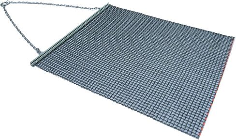 حصيرة السحب الميدانية من Yard Tuff شديدة التحمل من الزنك والفولاذ لتسوية السطح مع حبل سحب للسحب اليدوي أو بمساعدة السيارة، فضي in Saudi Arabia