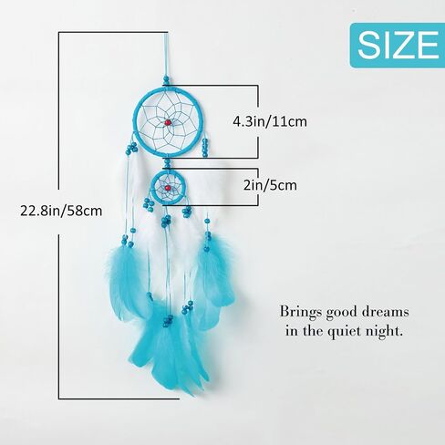 جميلة الهندية صغيرة الحلم الأسود الصيادون ديكور الجدار ديكور يدوي الريش الأصلي Mini Dreamcatchers زخرفة زخرفة الديكور في غرفة النوم حفلة 2 الخواتم in Saudi Arabia