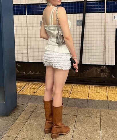 Womens Lace Trim Shorts Layered Ruffle Trim Bloomers Shorts Cute Lolita Pumpkin Pants Pettipants Streetwear in Kuwait