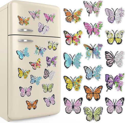 16 PCS Halloween Diamond Painting Magnets for Revrigerator Gnome Ghost Bat Cat Diamond Art Magnets Scals DIY Halloween Diamond Painting Kits Diamond Art for البالغين الأطفال الحرف ديكور المنزل in Kuwait