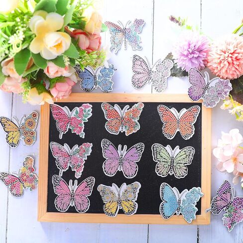 16 PCS Halloween Diamond Painting Magnets for Revrigerator Gnome Ghost Bat Cat Diamond Art Magnets Scals DIY Halloween Diamond Painting Kits Diamond Art for البالغين الأطفال الحرف ديكور المنزل in Kuwait