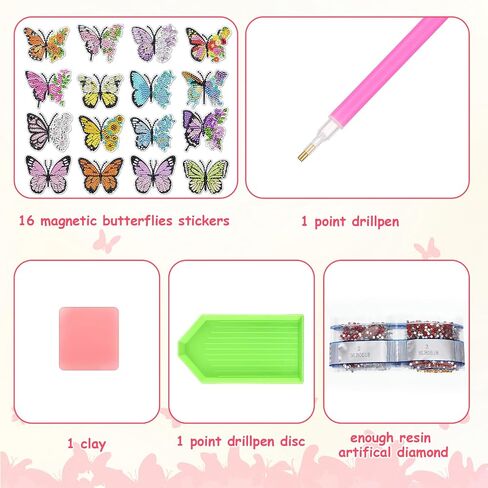 16 PCS Halloween Diamond Painting Magnets for Revrigerator Gnome Ghost Bat Cat Diamond Art Magnets Scals DIY Halloween Diamond Painting Kits Diamond Art for البالغين الأطفال الحرف ديكور المنزل in Kuwait