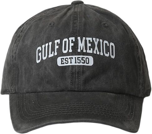 Retro Gulf of Mexico Hat Vintage Gulf of Mexico Est 1550 Baseball Cap for Men Women in Saudi Arabia