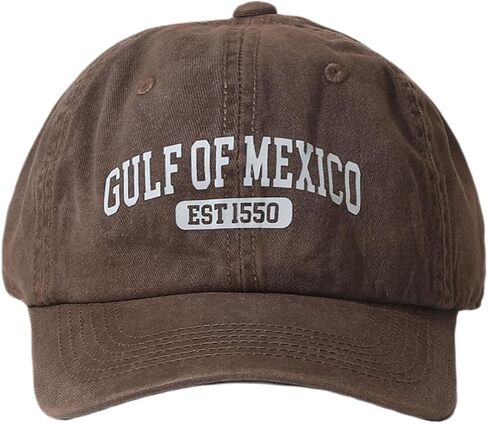Retro Gulf of Mexico Hat Vintage Gulf of Mexico Est 1550 Baseball Cap for Men Women in Saudi Arabia