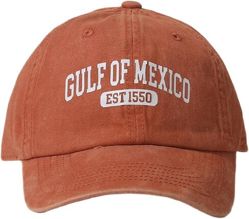 Retro Gulf of Mexico Hat Vintage Gulf of Mexico Est 1550 Baseball Cap for Men Women in Kuwait