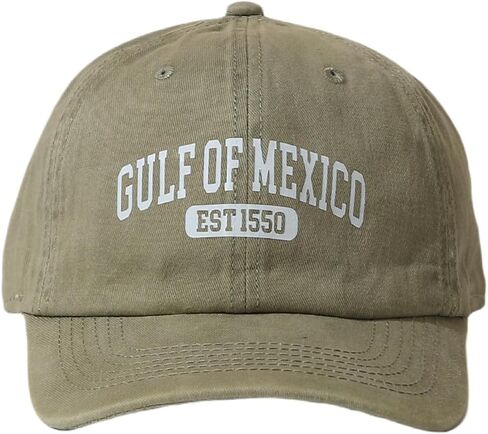 Retro Gulf of Mexico Hat Vintage Gulf of Mexico Est 1550 Baseball Cap for Men Women in Saudi Arabia